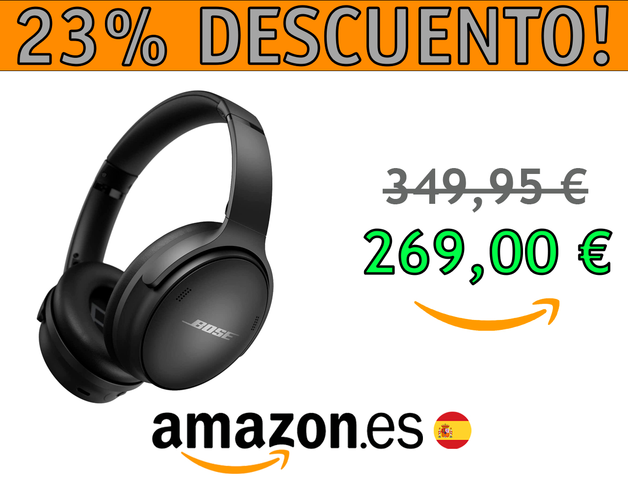 AURICULARES INALÁMBRICOS BOSE QUIETCOMFORT 45 BLUETOOTH