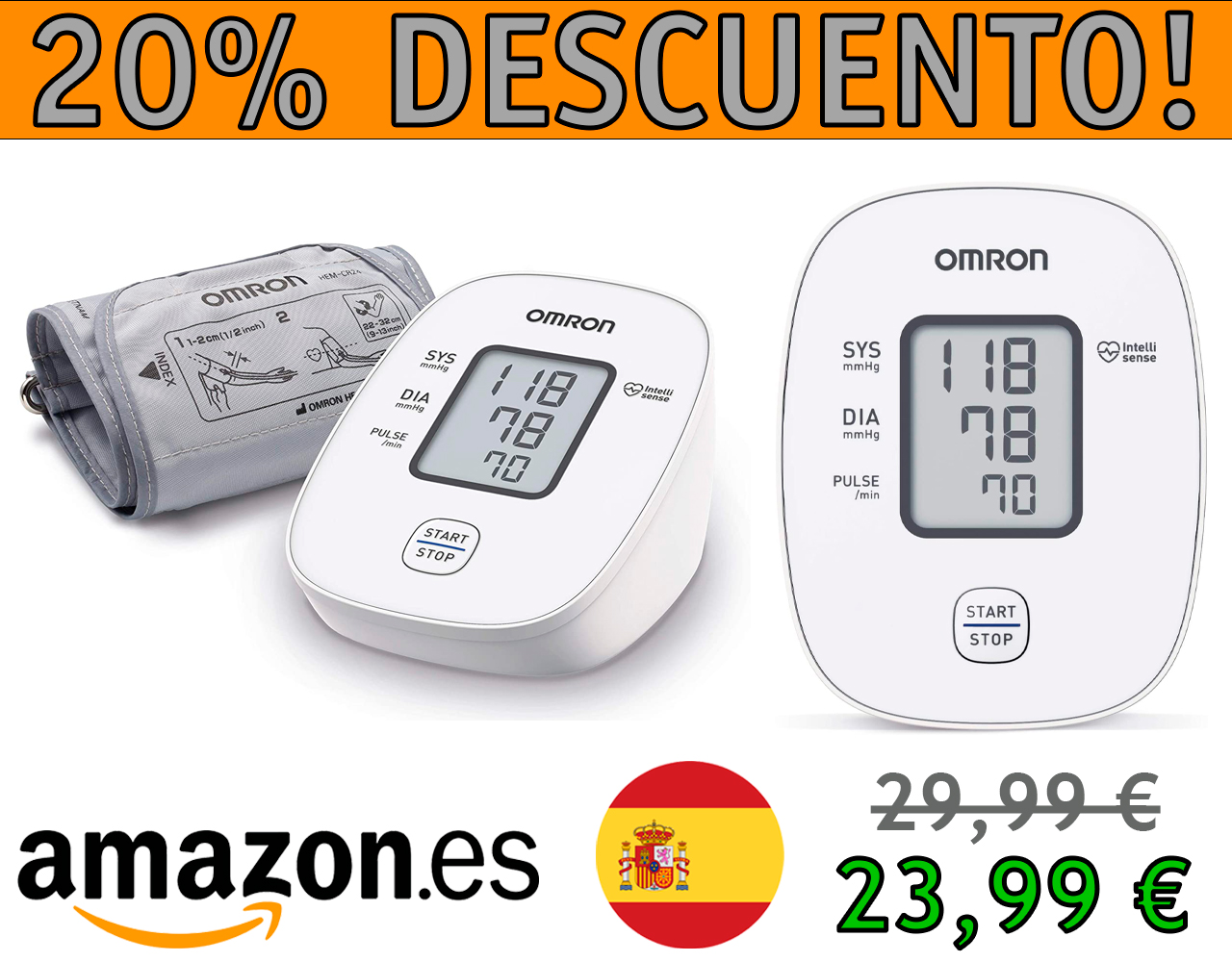 TENSIÓMETRO DE BRAZO DIGITAL OMRON X2 BASIC