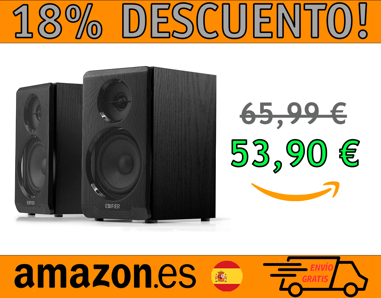 ALTAVOCES ACTIVOS BLUETOOTH EDIFIER R33BT 2.0