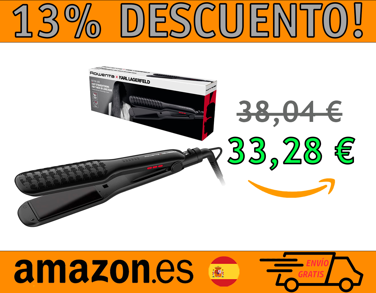 PLANCHA DE PELO ROWENTA EXTRA LISS SF411L