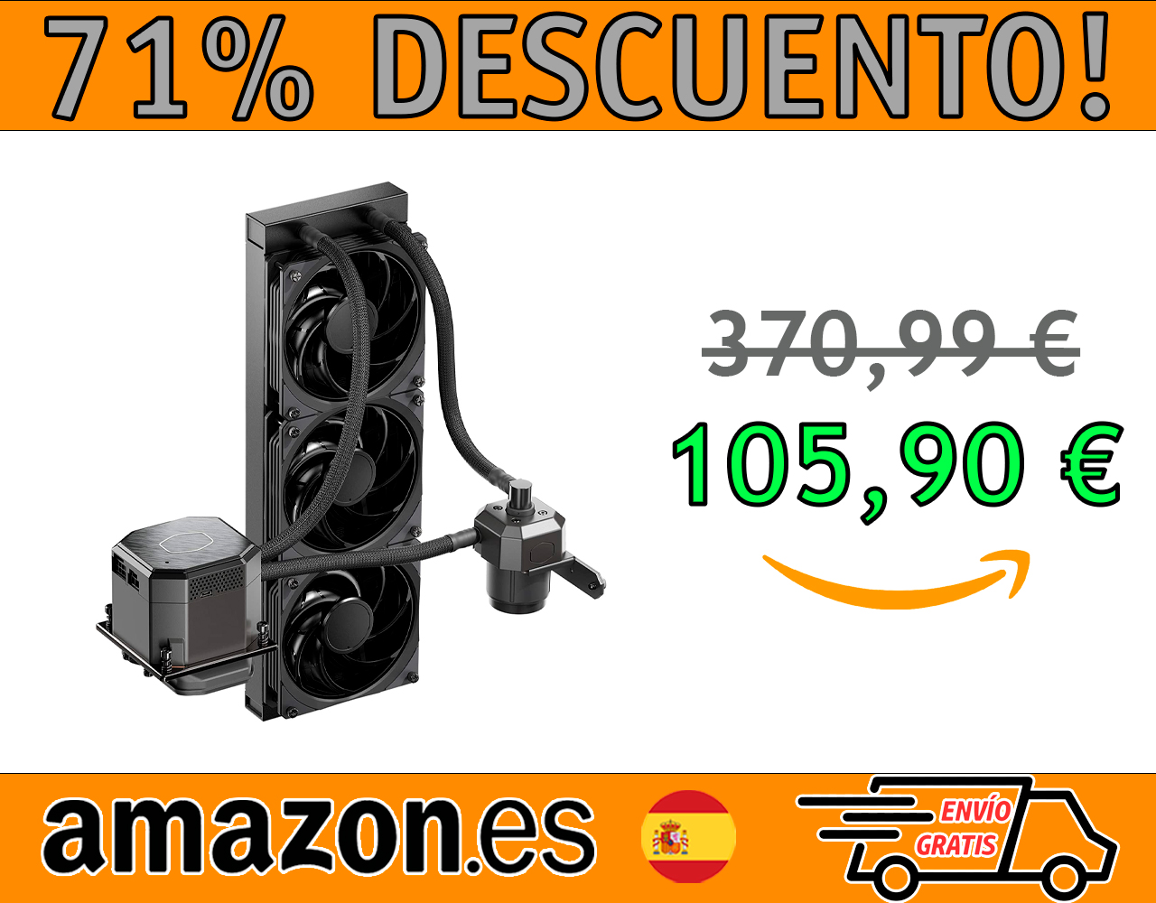 REFRIGERACIÓN LÍQUIDA COOLER MASTER MASTERLIQUID ML360 SUB-ZERO
