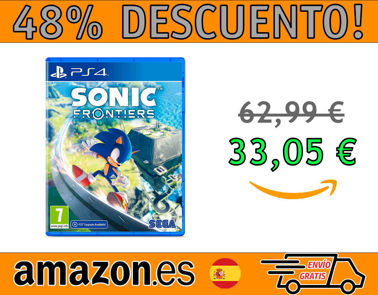 VIDEOJUEGO SONIC FRONTIERS PARA PLAYSTATION 4