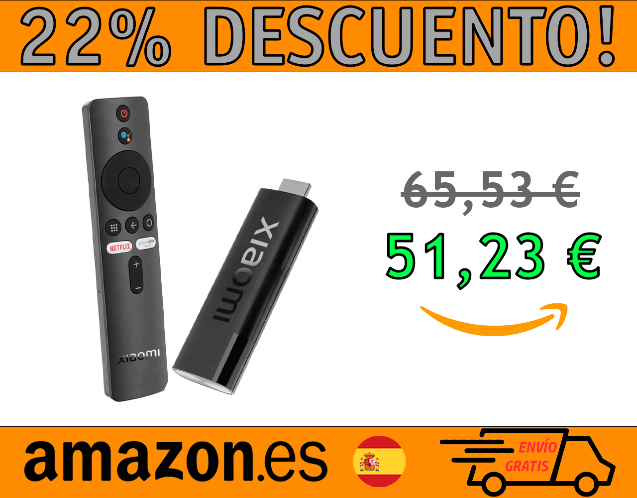 DISPOSITIVO XIAOMI TV STICK 4K