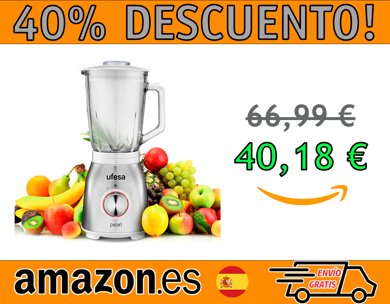 BATIDORA DE VASO UFESA BS4900 PEARL 1000W