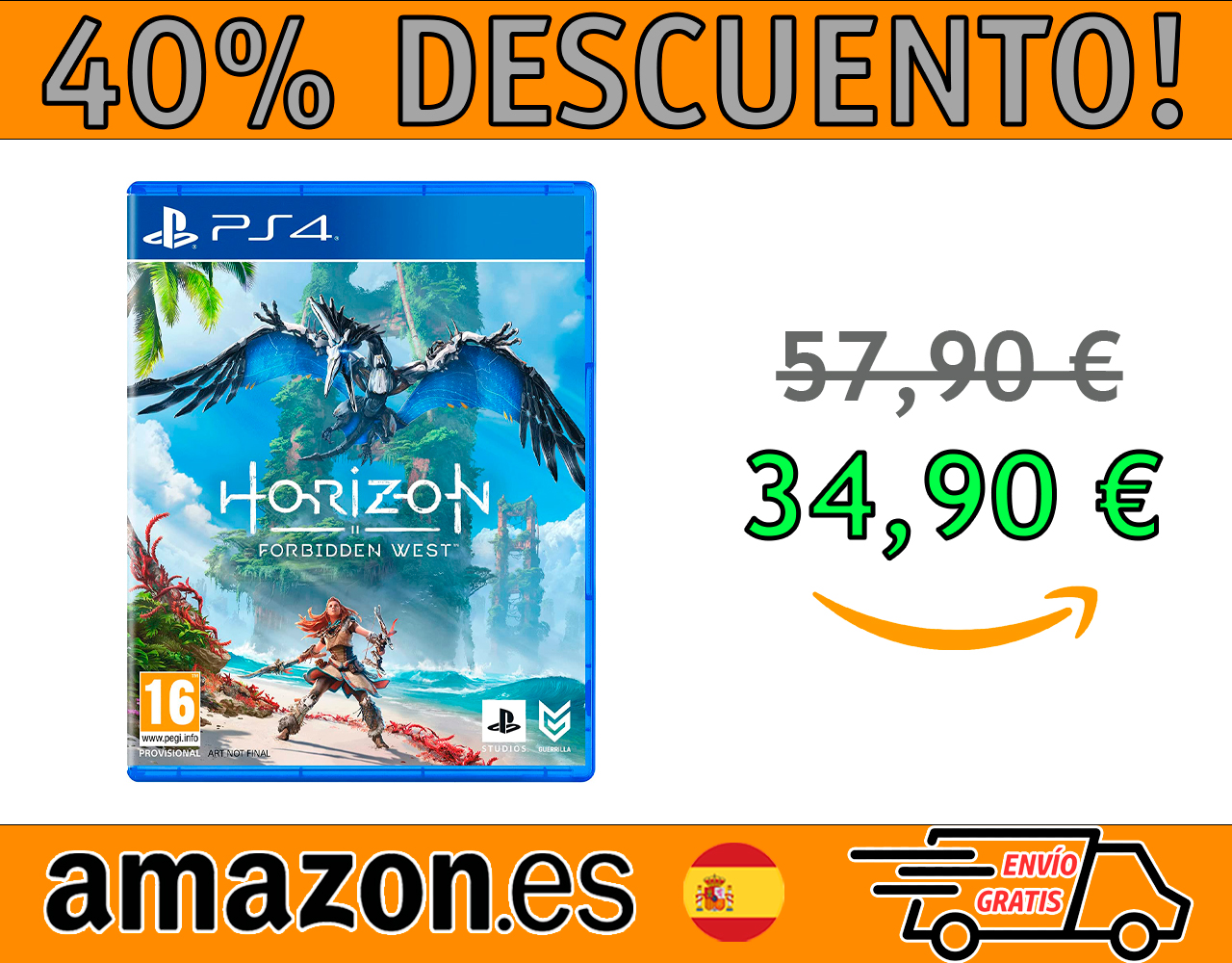 VIDEOJUEGO HORIZON FORBIDDEN WEST PLAYSTATION 4