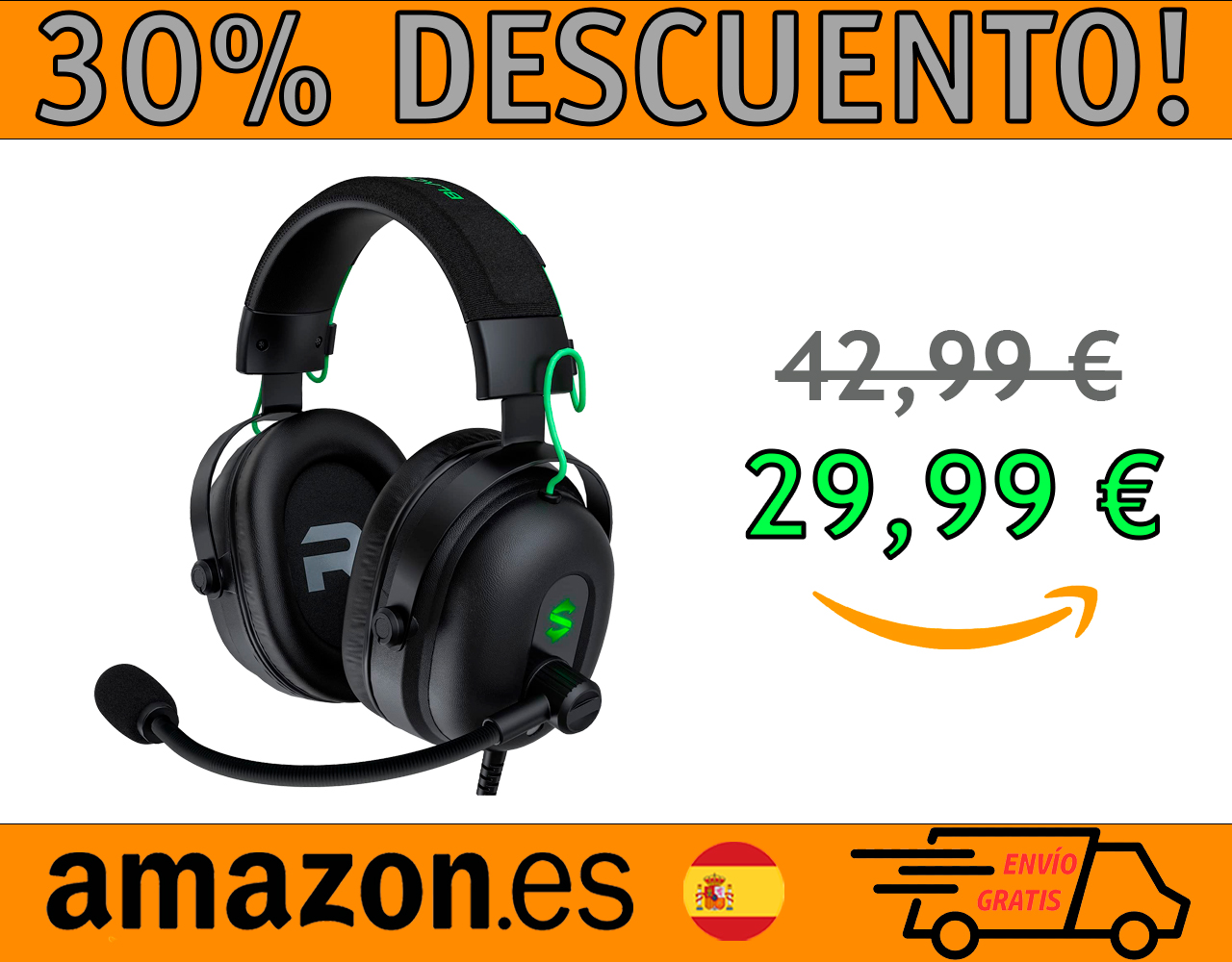 AURICULARES GAMING BLACK SHARK GOBLIN X6