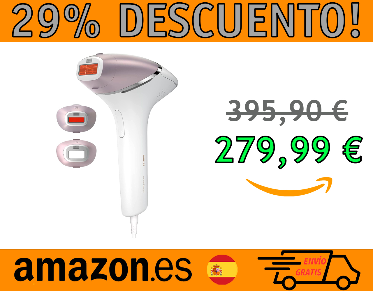 DISPOSITIVO DE DEPILACIÓN PHILIPS LUMEA IPL PRESTIGE (BRI944/00)