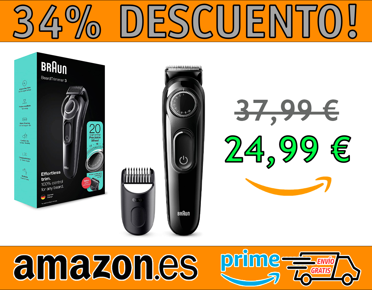 MAQUINA DE AFEITAR DE HOMBRE BRAUN 3 BT3322