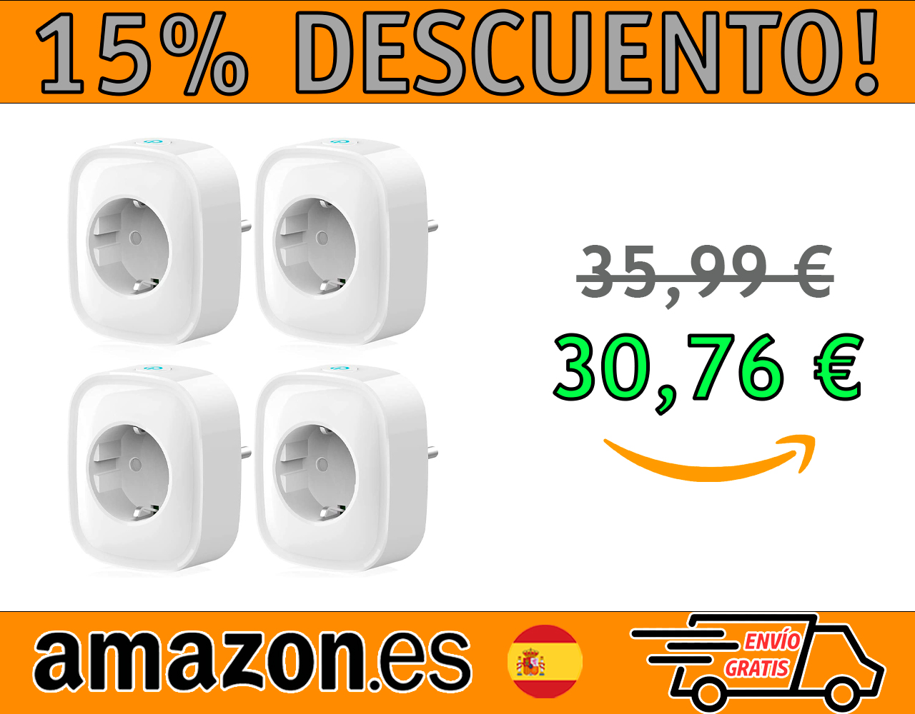 ENCHUFE INTELIGENTE WIFI CON MONITOR DE ENERGÍA USMART