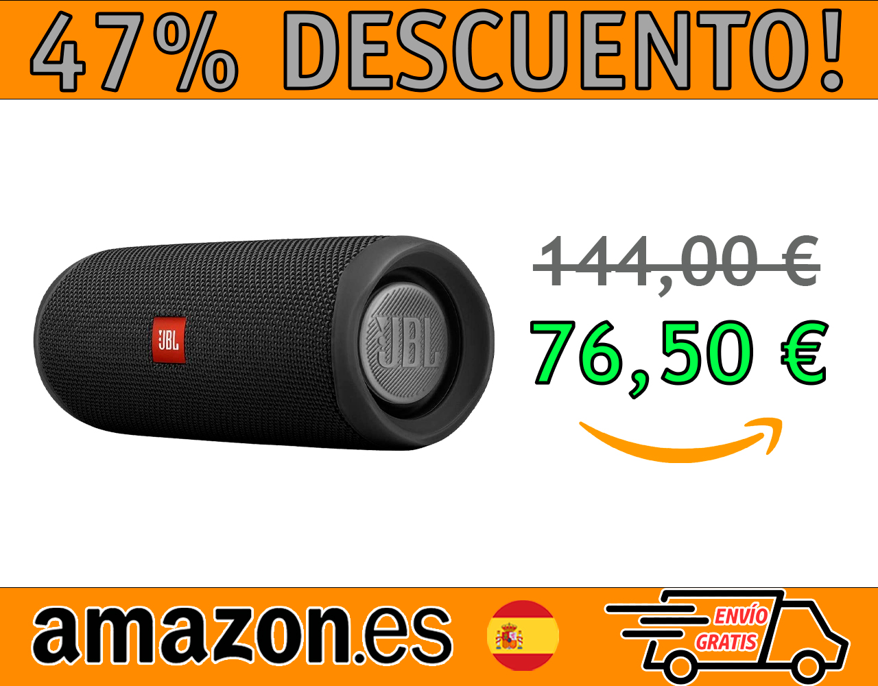ALTAVOZ INALÁMBRICO PORTÁTIL CON JBL FLIP 5 BLUETOOTH