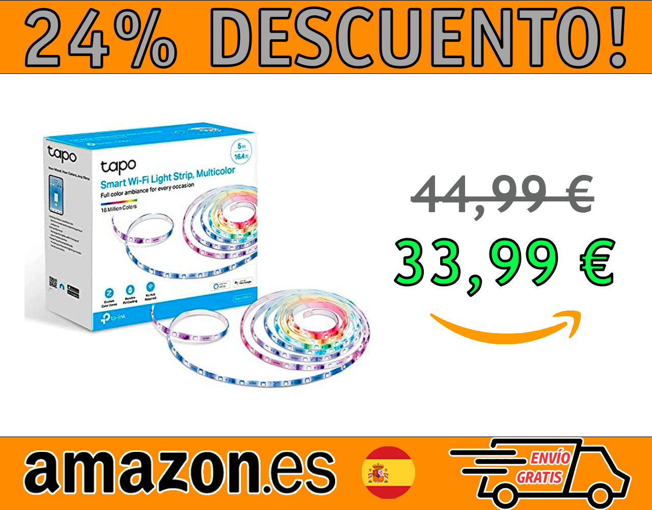 TIRAS LED WIFI 5M TP-LINK TAPO L920-5 ADHESIVAS