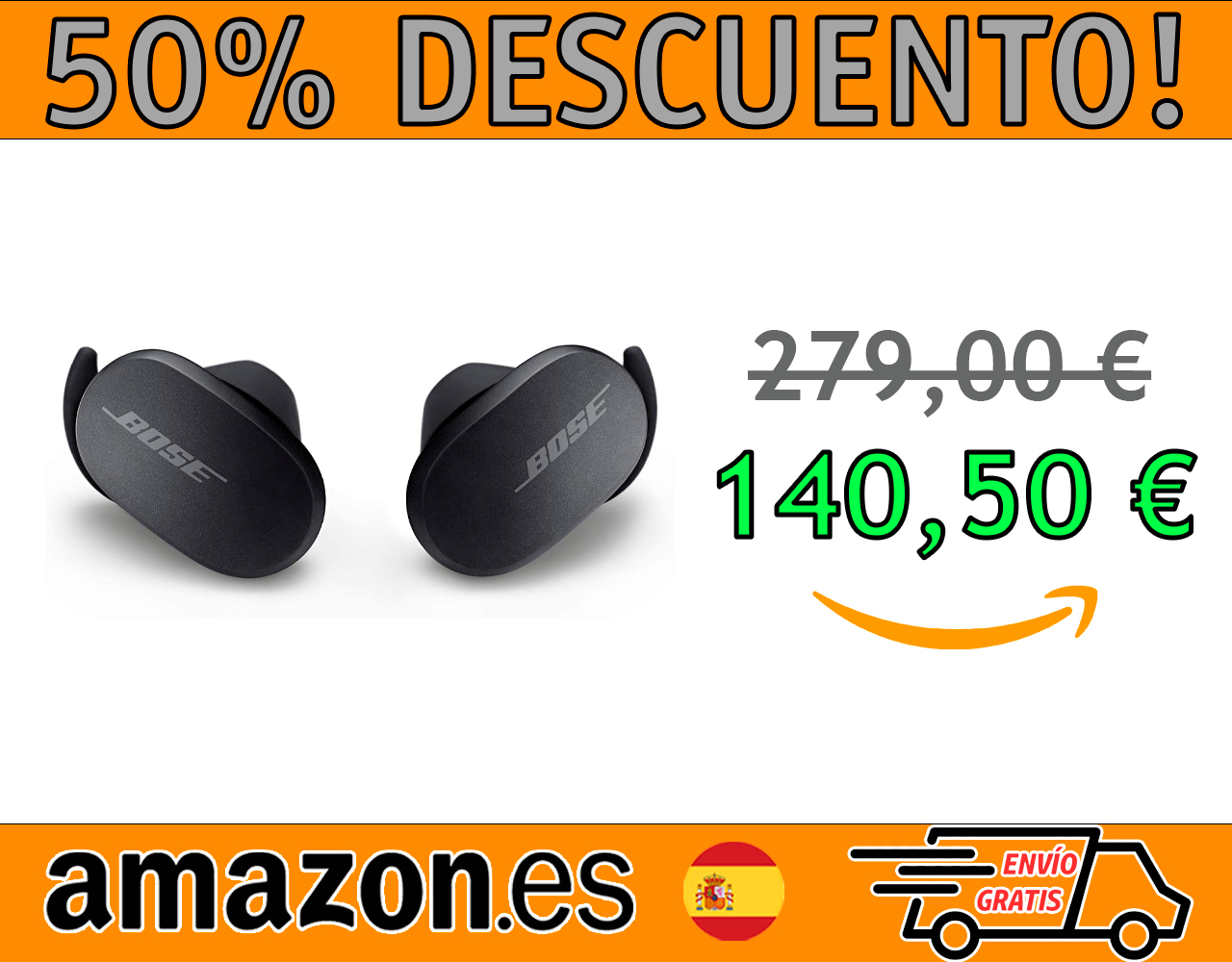 AURICULARES CON CANCELACIÓN DE RUIDO BOSE QUIETCOMFORT