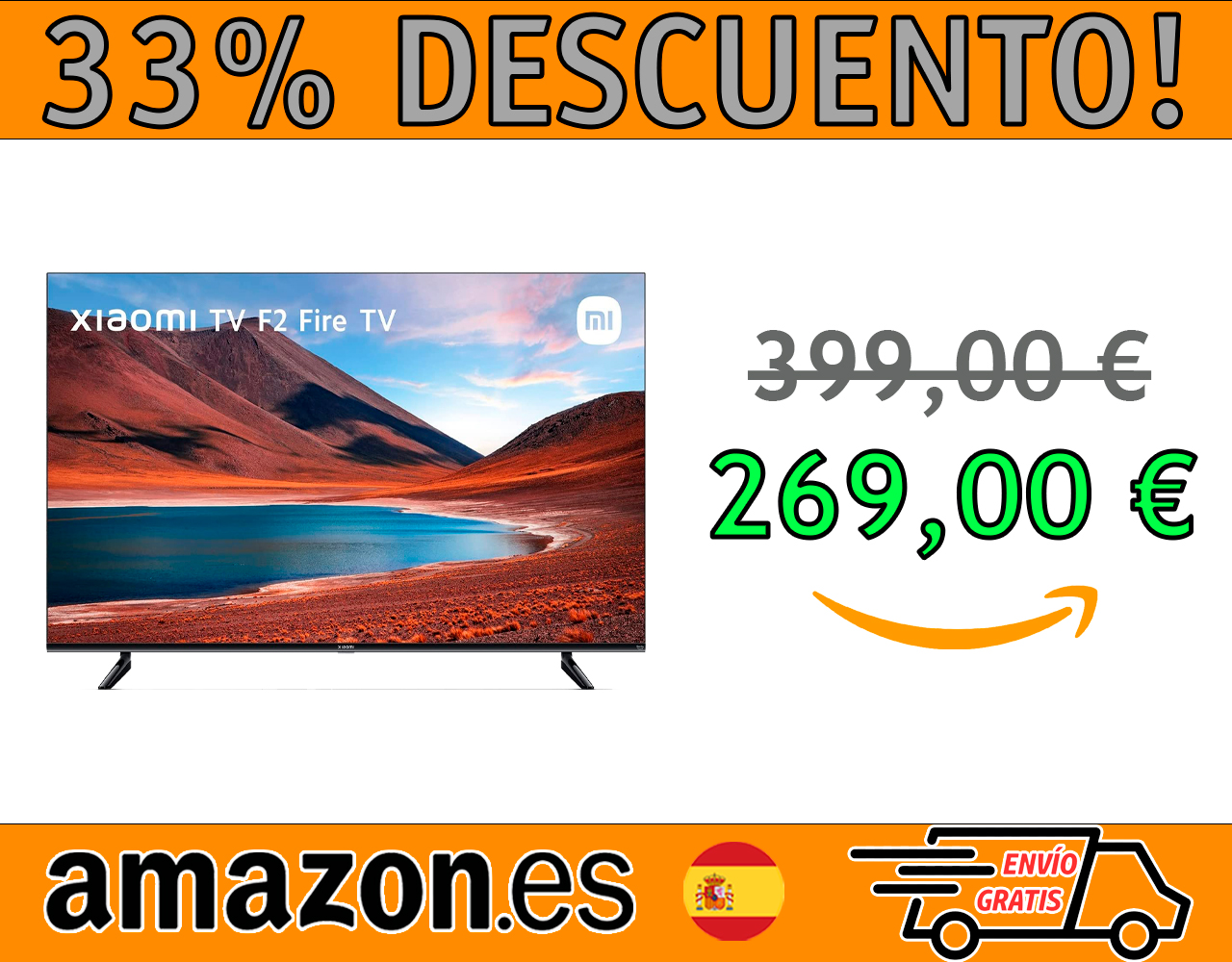 SMART TV FIRE TV XIAOMI F2 43″ 108 CM 4K ULTRA HD