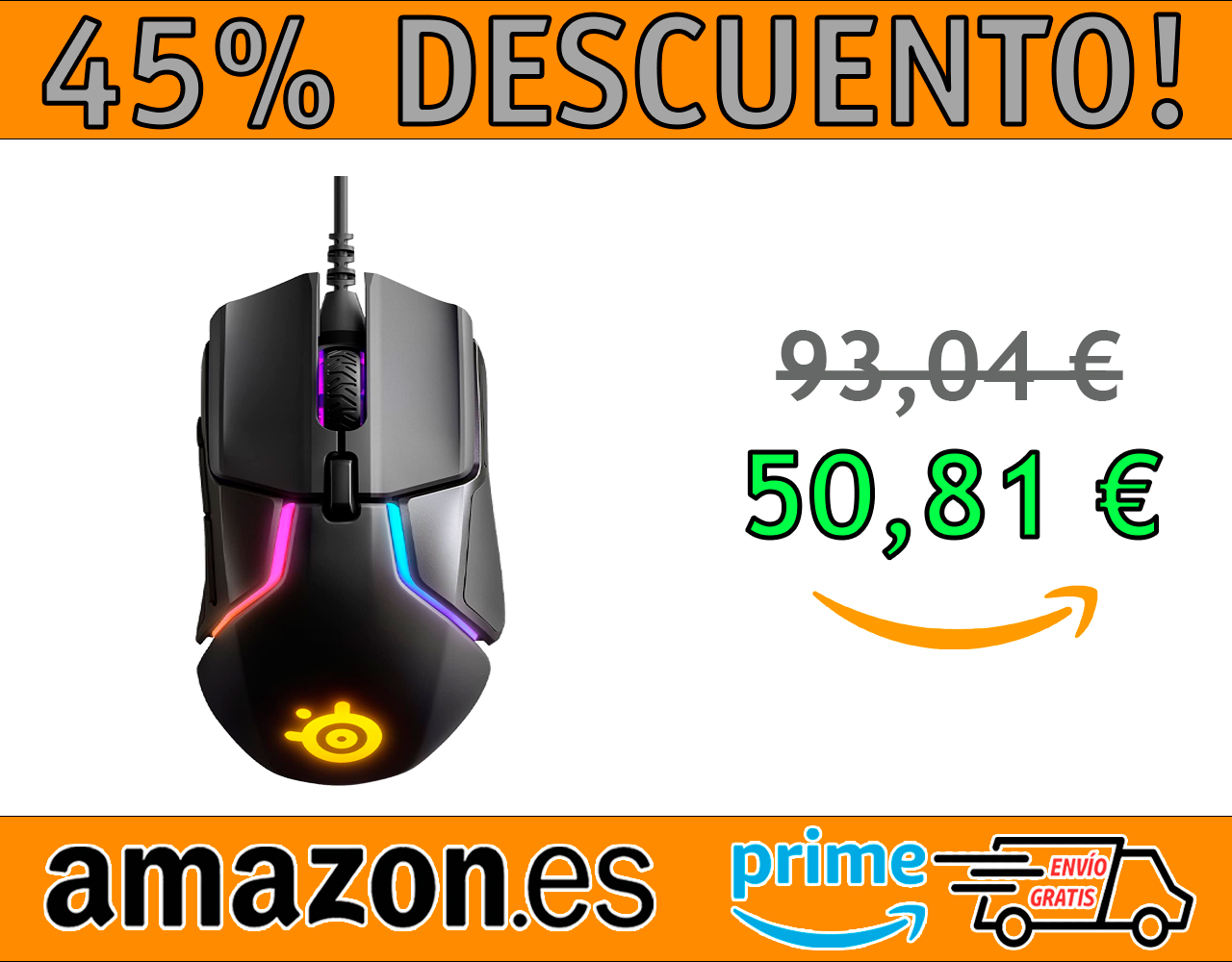 RATÓN PARA JUEGOS STEELSERIES RIVAL 600