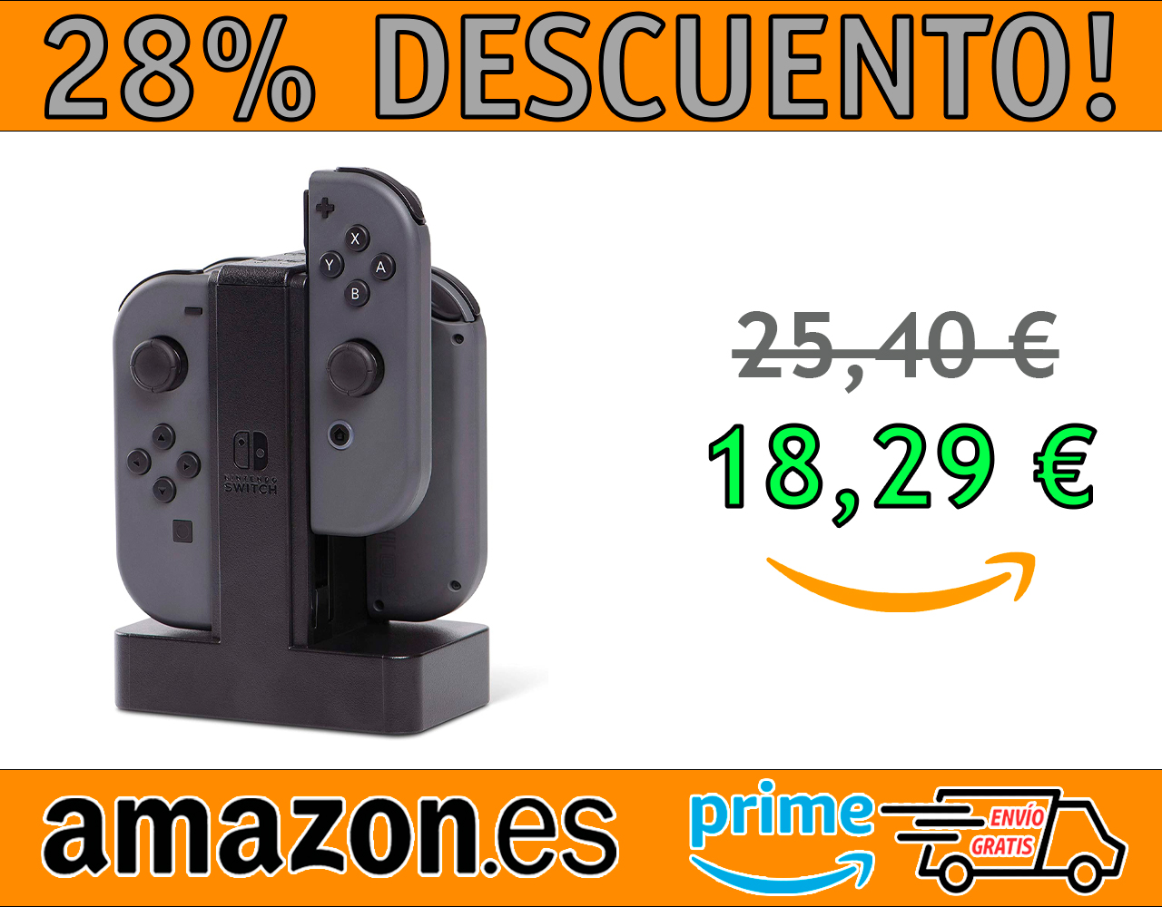 ESTACIÓN DE CARGA JOY-CON POWER-A PARA NINTENDO SWITCH.