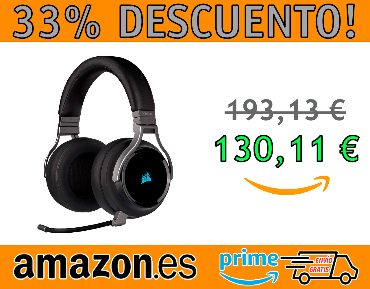 AURICULARES CORSAIR VIRTUOSO RGB WIRELESS