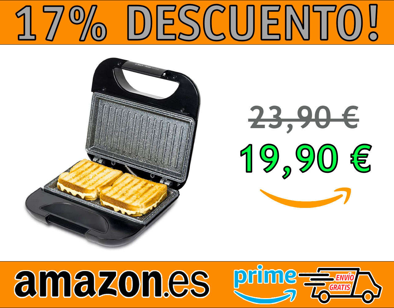 SANDWICHERA CECOTEC CON REVESTIMIENTO ANTIADHERENTE