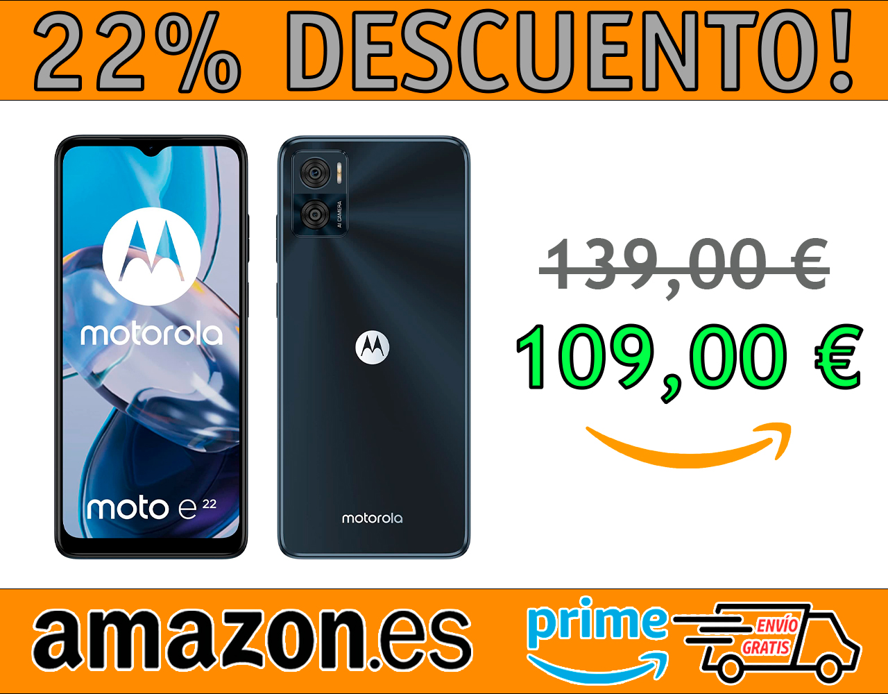 SMARTPHONE MOTOROLA E22, 4/64 GB ANDROID 12