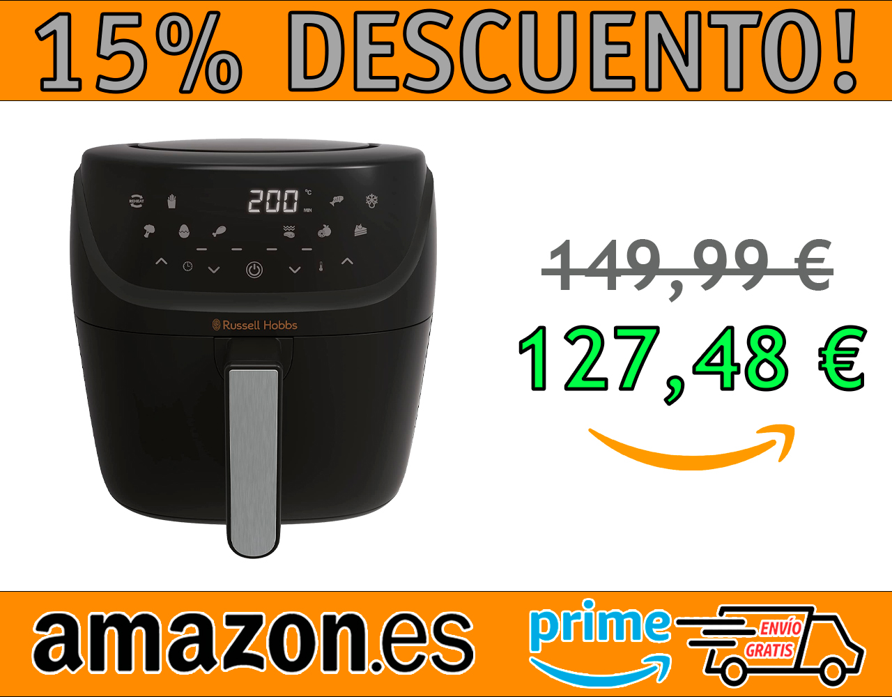 FREIDORA SIN ACEITE XXL 8L RUSSELL HOBBS