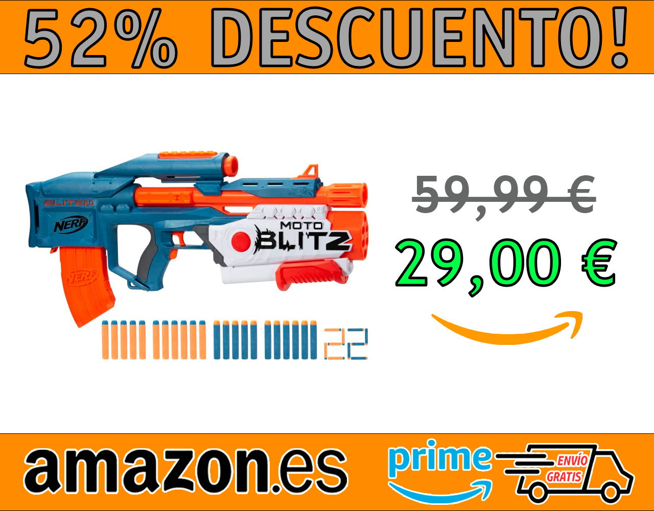 LANZADOR NERF ELITE 2.0 MOTOBLITZ