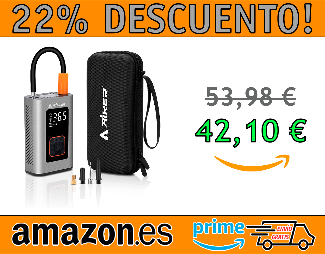 COMPRESOR AIRE PORTATIL AIKER 150PSI