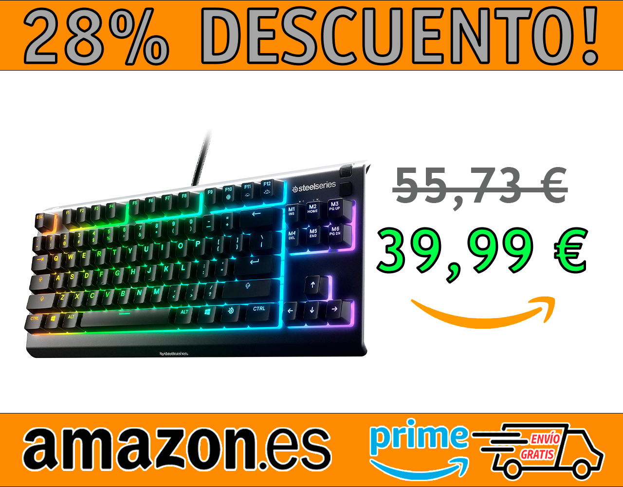TECLADO GAMING STEELSERIES APEX 3 TKL RGB