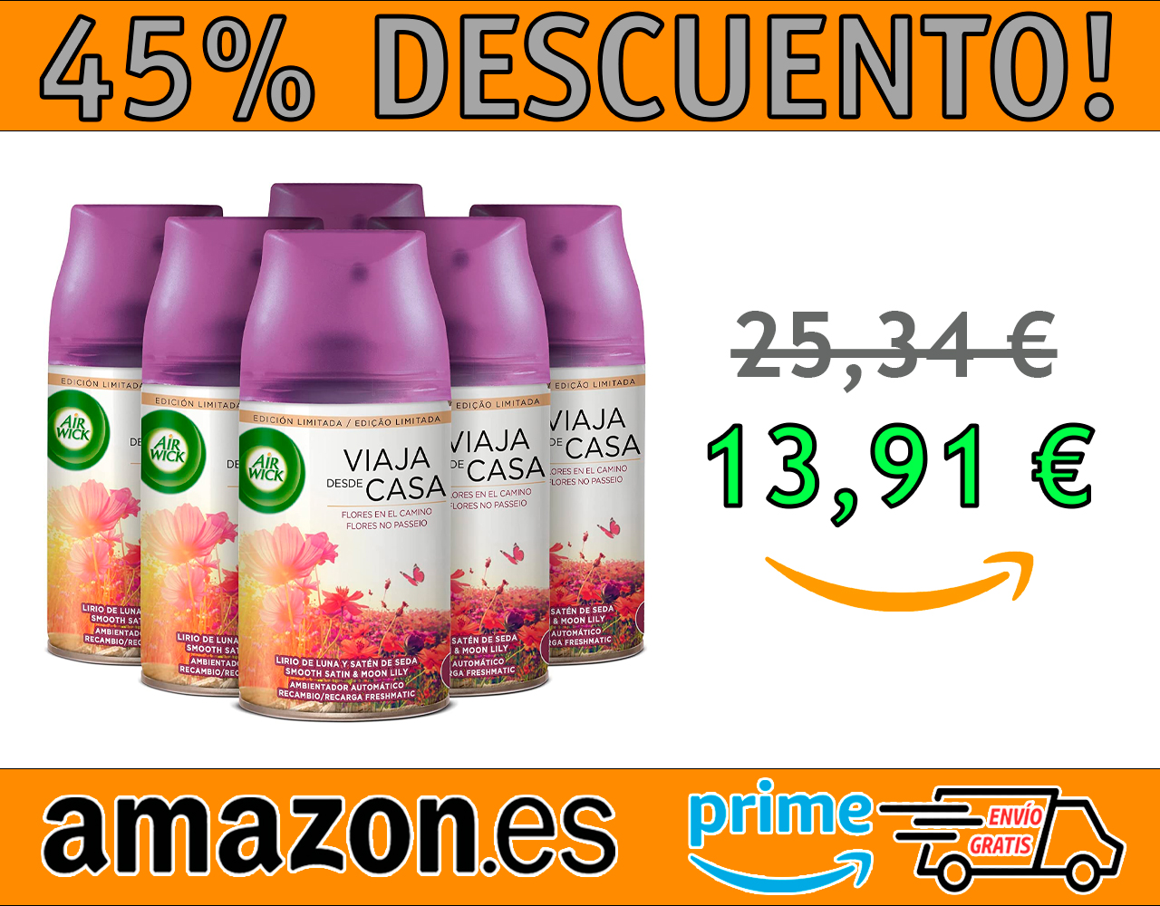 RECAMBIOS DE AMBIENTADOR AUTOMÁTICO AIR WICK FRESHMATIC