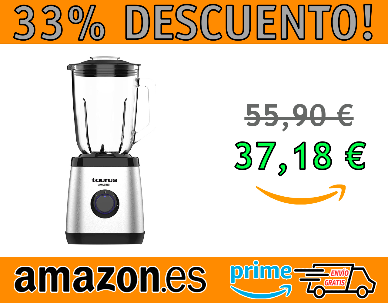BATIDORA DE VASO 1500W TAURUS AMAZING JB1502XC