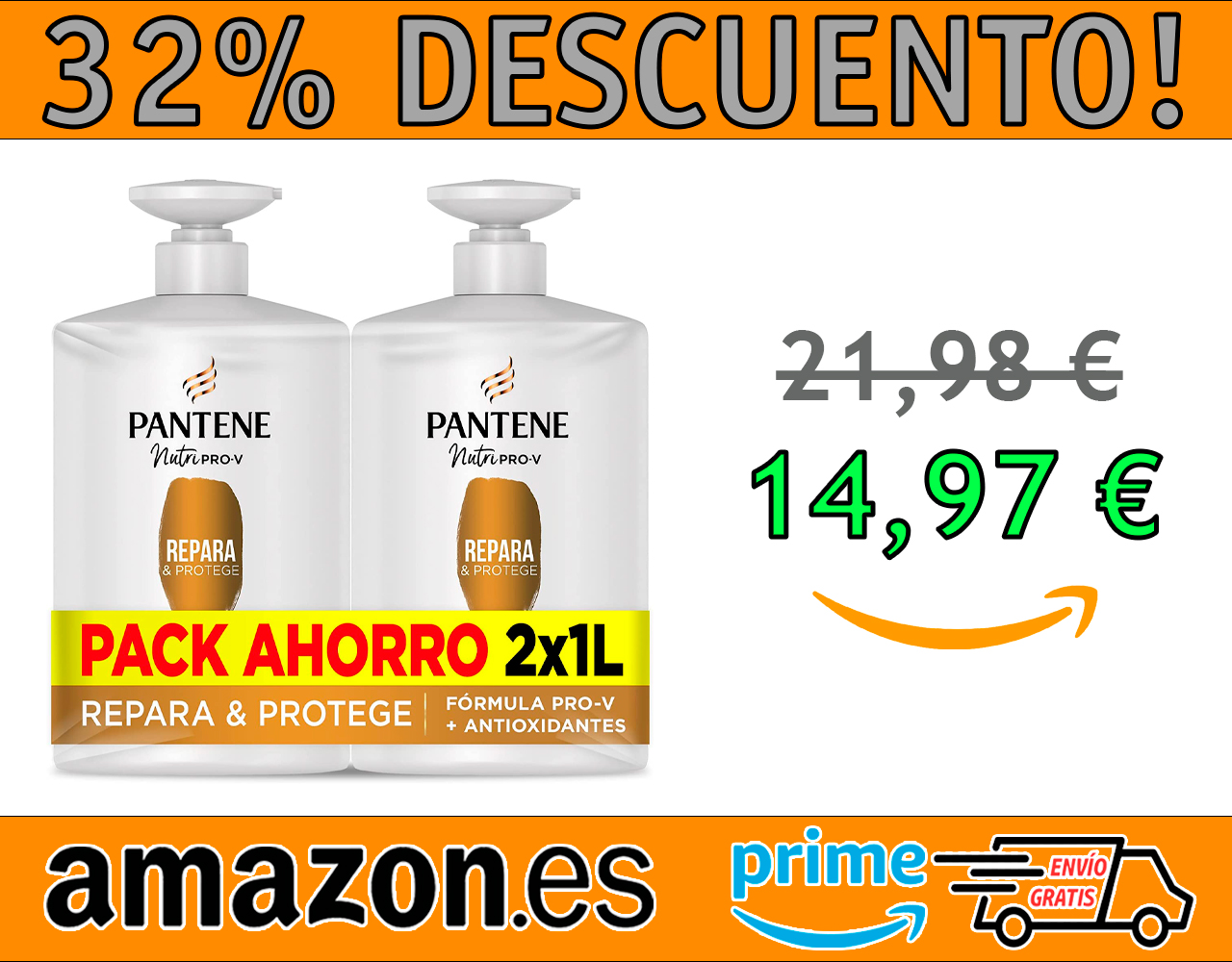CHAMPU PANTENE REPARA Y PROTEGE PARA PELO SECO Y DAÑADO