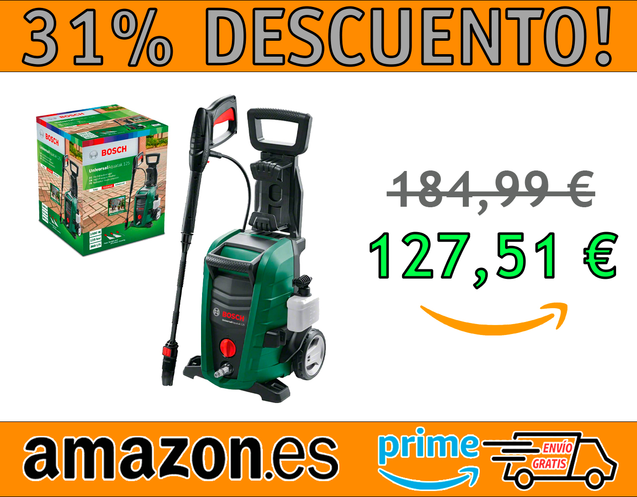 HIDROLIMPIADORA DE ALTA PRESIÓN BOSCH HOME AND GARDEN