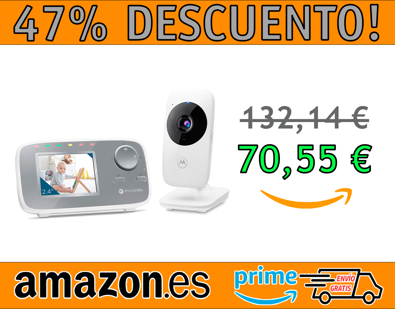 VIGILABEBÉS CON CÁMARA MOTOROLA NURSERY VM482