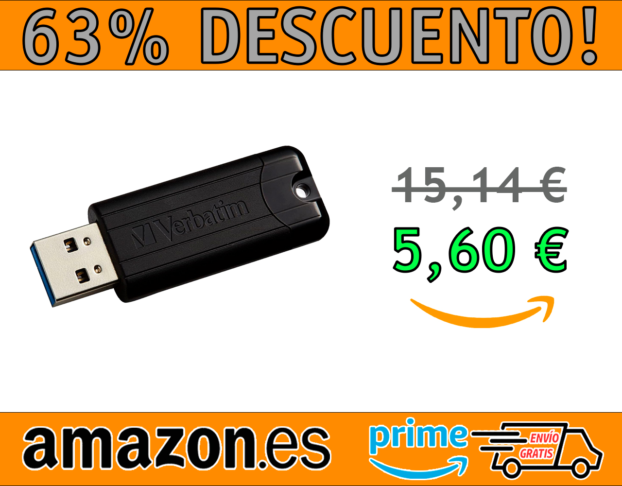 PENDRIVE VERBATIM USB FLASH 3.0 64GB