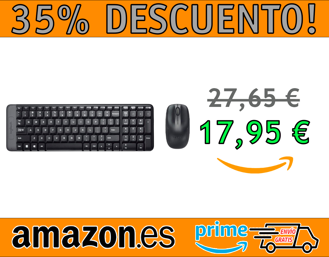 COMBO CON TECLADO Y RATÓN LOGITECH MK220