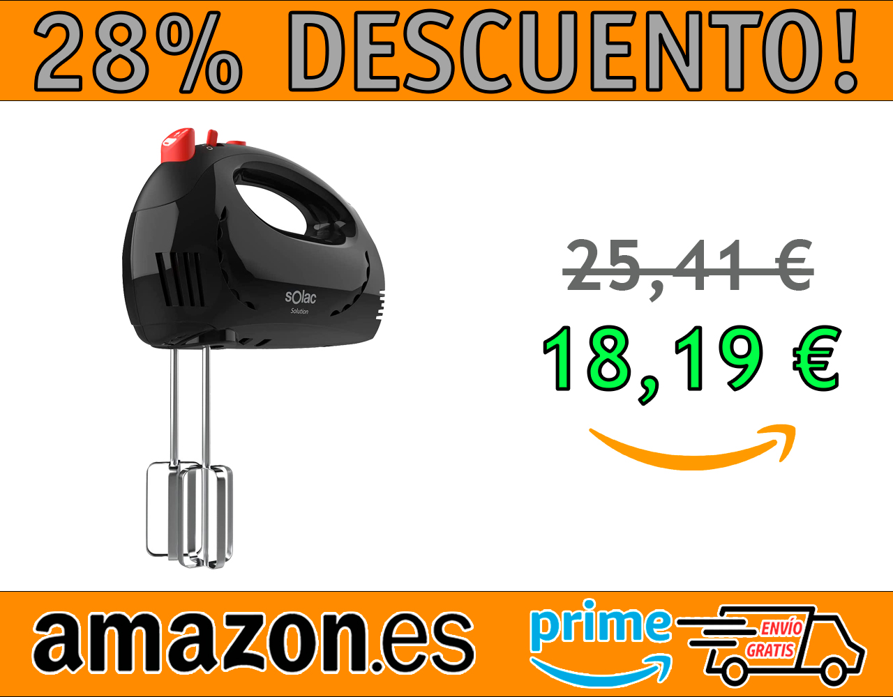 BATIDORA AMASADORA SOLAC SOLUTION 300W