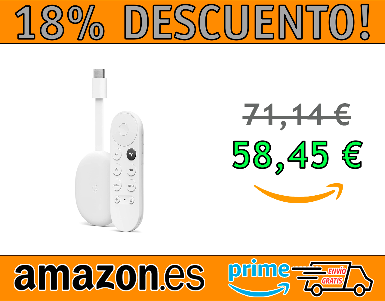 DISPOSITIVO CHROMECAST CON GOOGLE TV (4K)