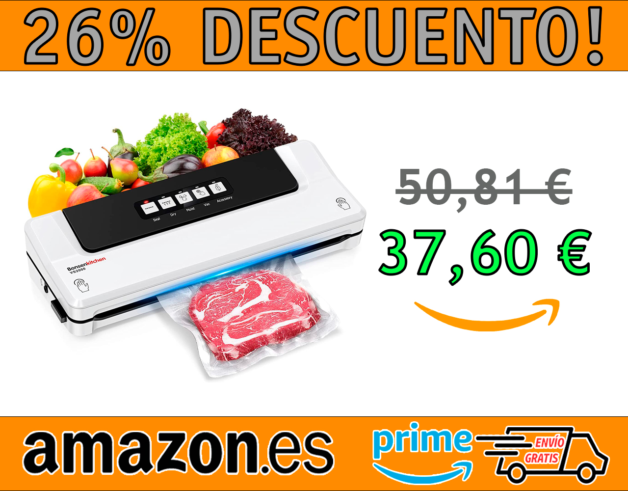 ENVASADORA AL VACÍO 5 EN 1 BONSENKITCHEN VS2000