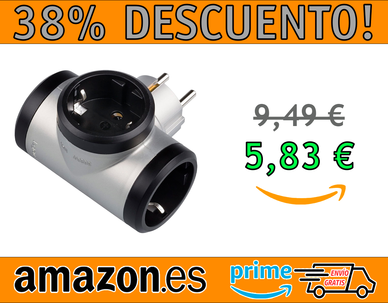 ADAPTADOR ENCHUFE TRIPLE LEGRAND 50664
