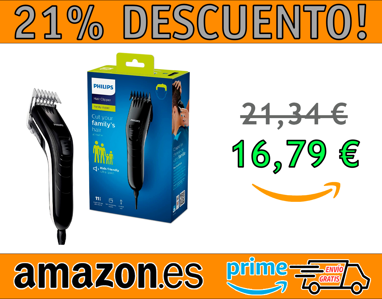 MAQUINA CORTAPELOS CON PEINE DE 11 POSICIONES PHILIPS