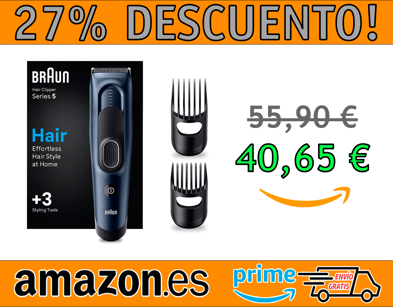 MAQUINA CORTAPELOS BRAUN SERIES 5 HC5350