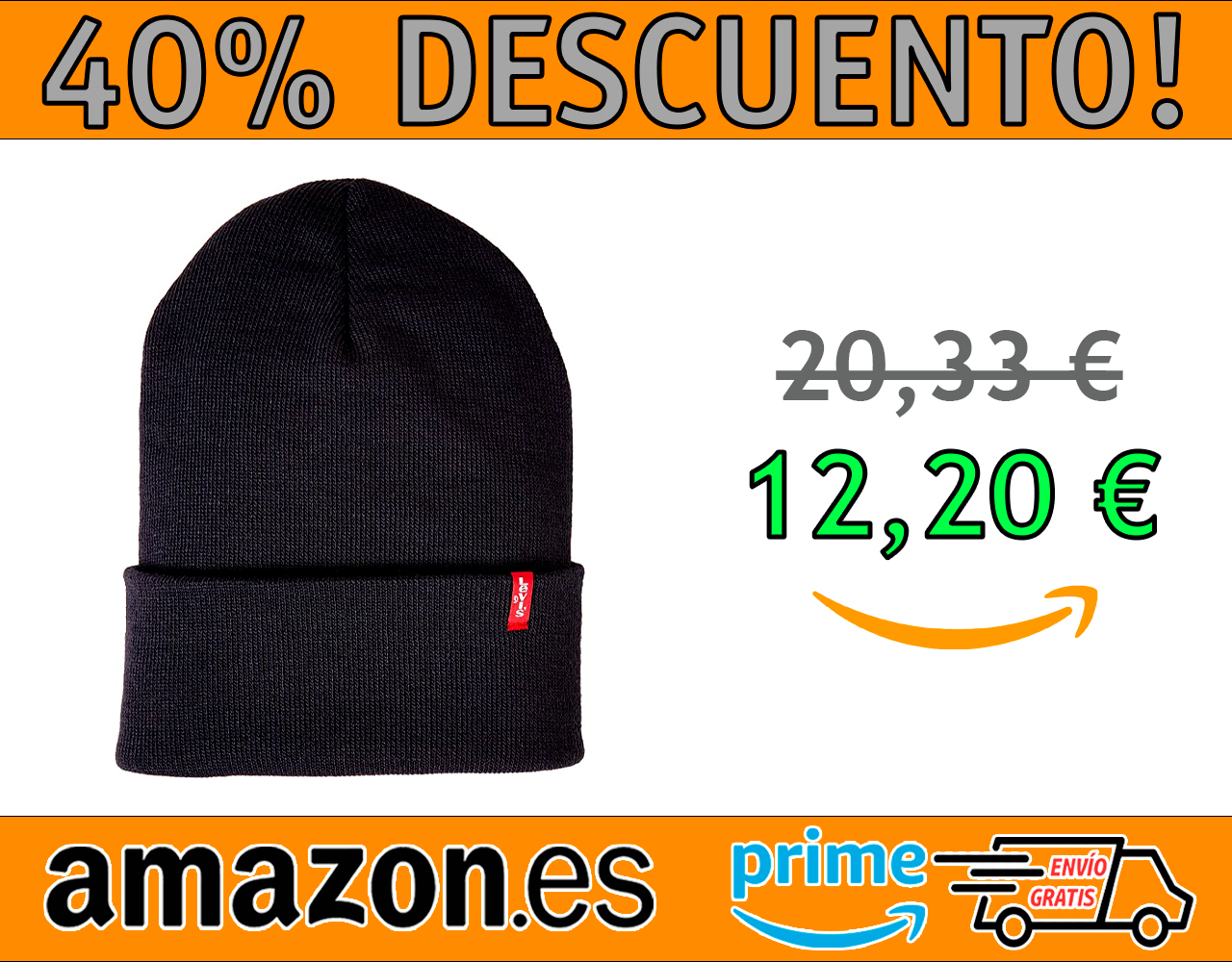 GORRO DE PUNTO PARA HOMBRE LEVI’S SLOUCHY RED
