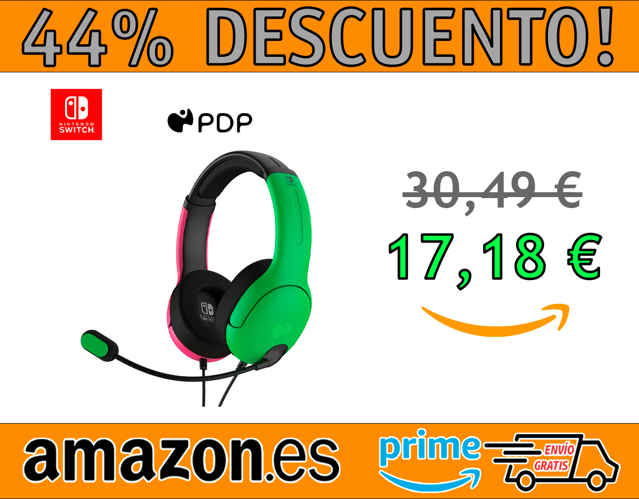 AURICULARES GAMING PDP PARA NINTENDO SWITCH