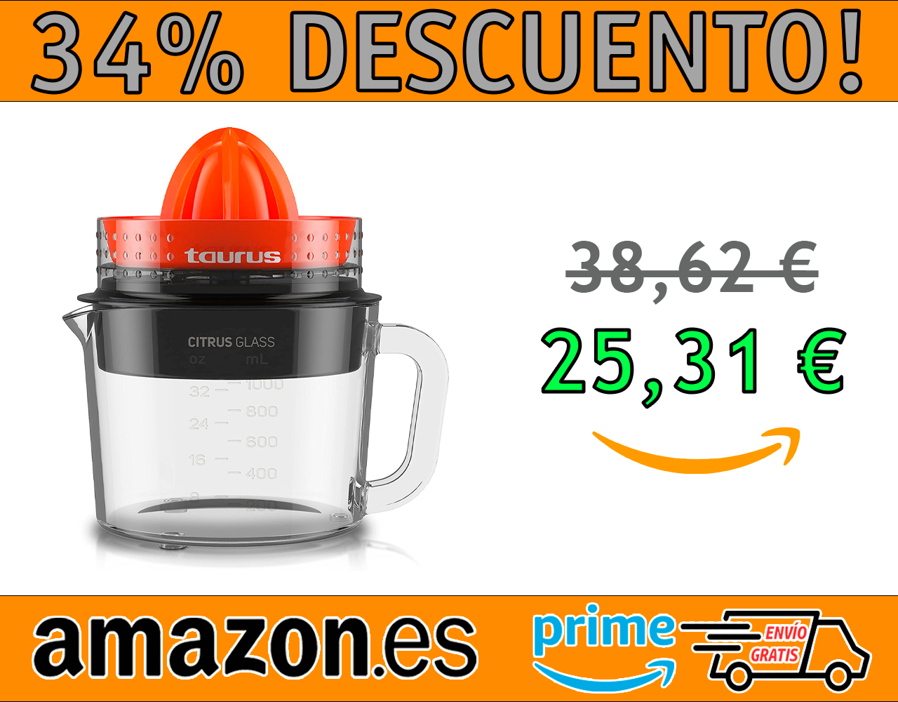 EXPRIMIDOR TAURUS CITRUS GLASS