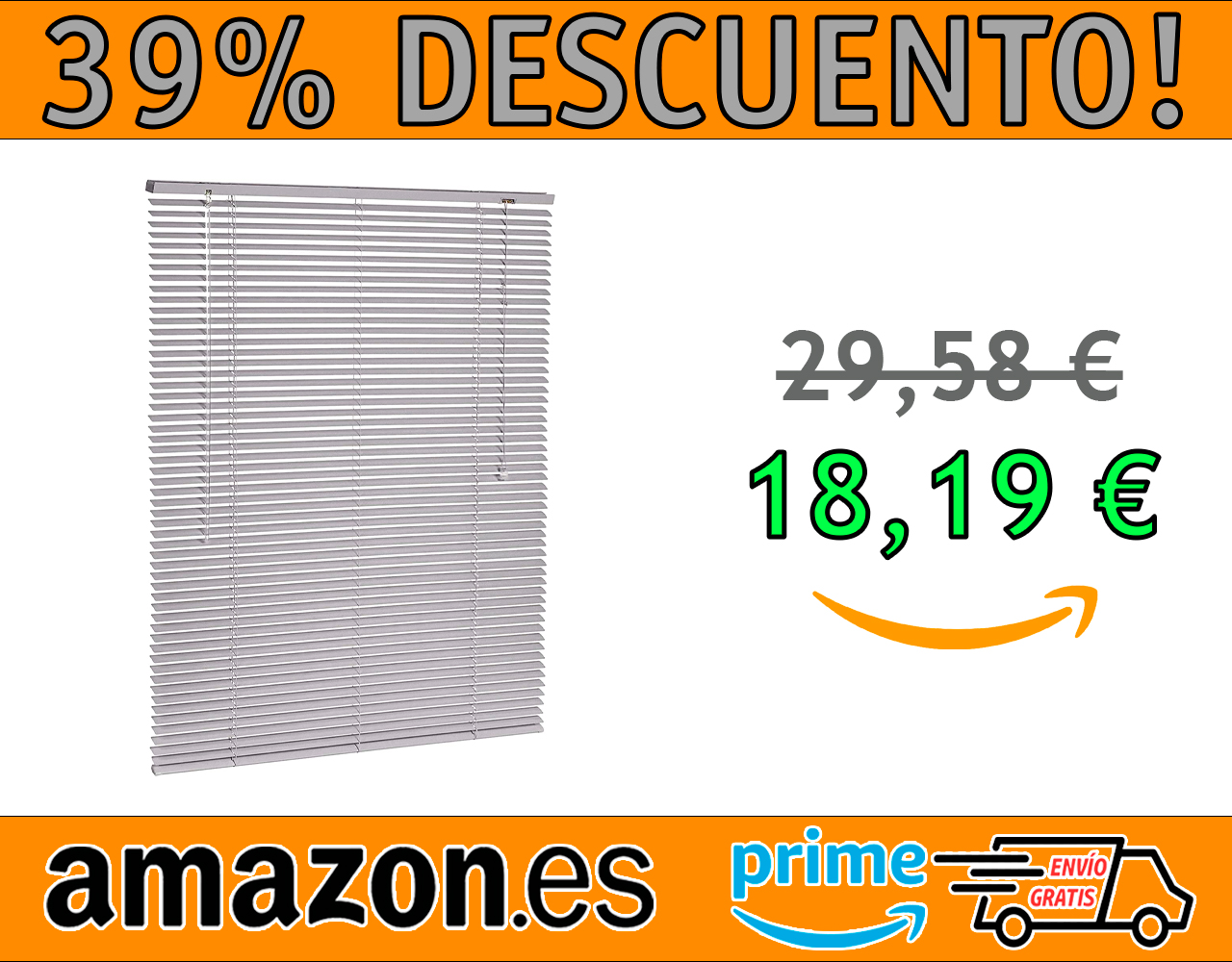 PERSIANA VENECIANA DE ALUMINIO AMAZON BASICS