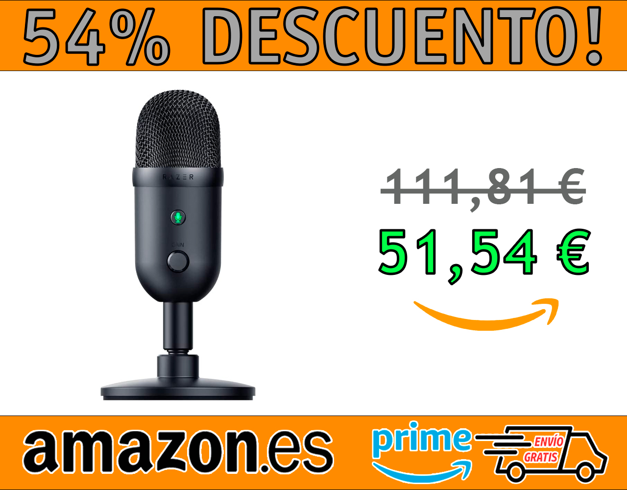 MICRÓFONO USB PARA STREAMERS RAZER SEIREN V2 X
