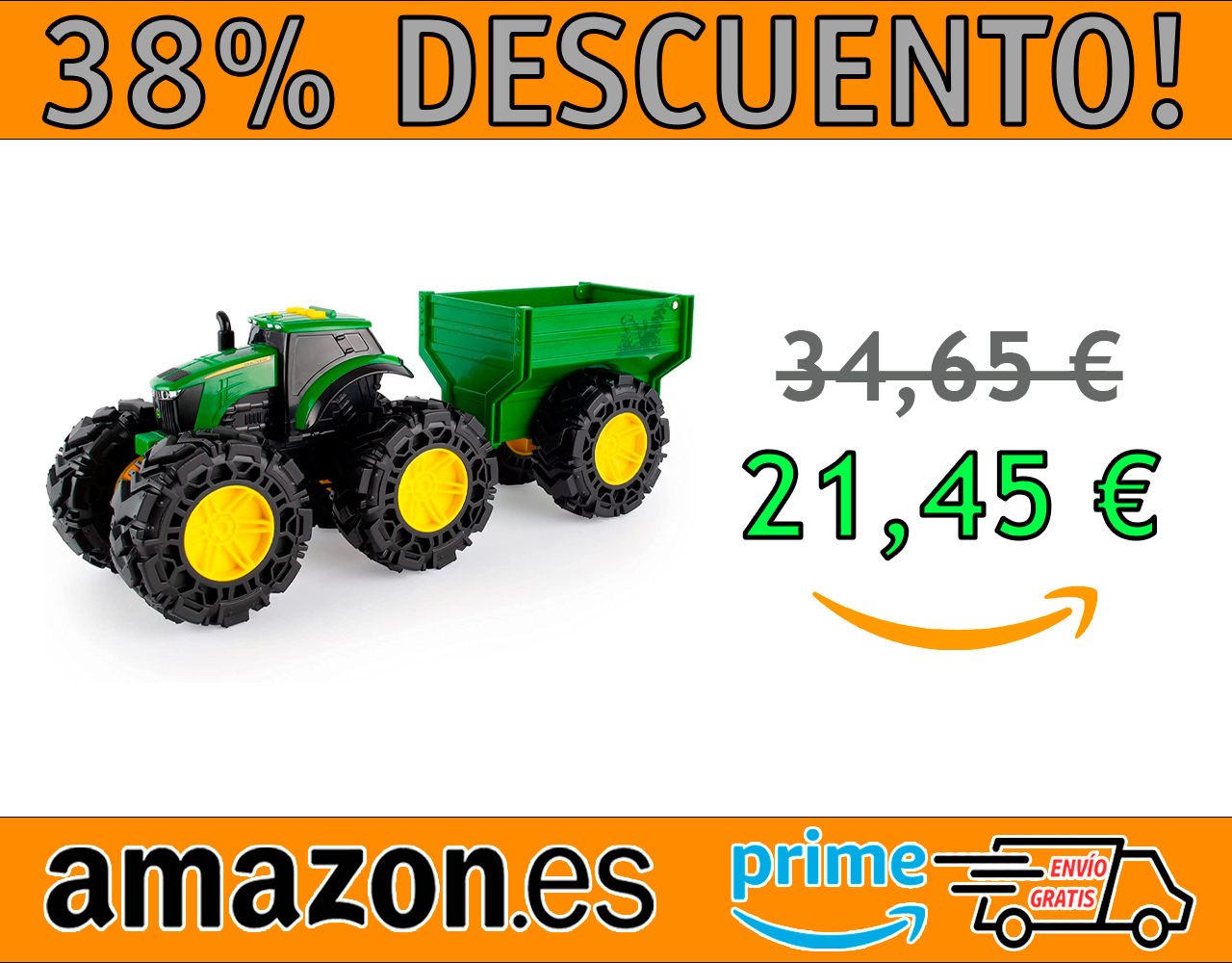 TRACTOR WAGON MONSTER TRUCK JOHN DEERE TREADS