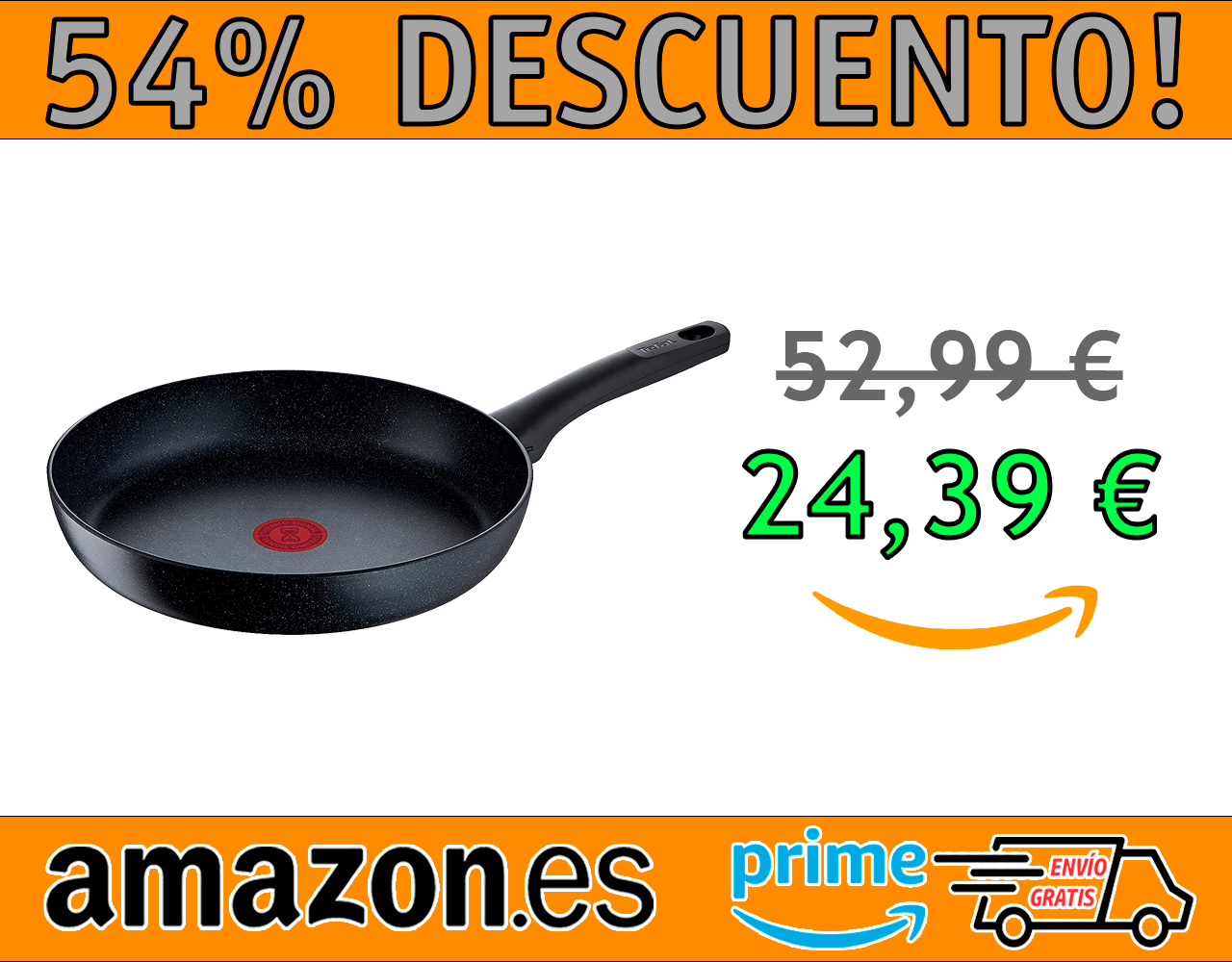 SARTÉN TEFAL G28106 BLACK STONE DE 28 CM