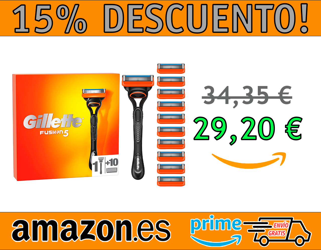 MAQUINILLA DE AFEITAR GILLETTE FUSION 5