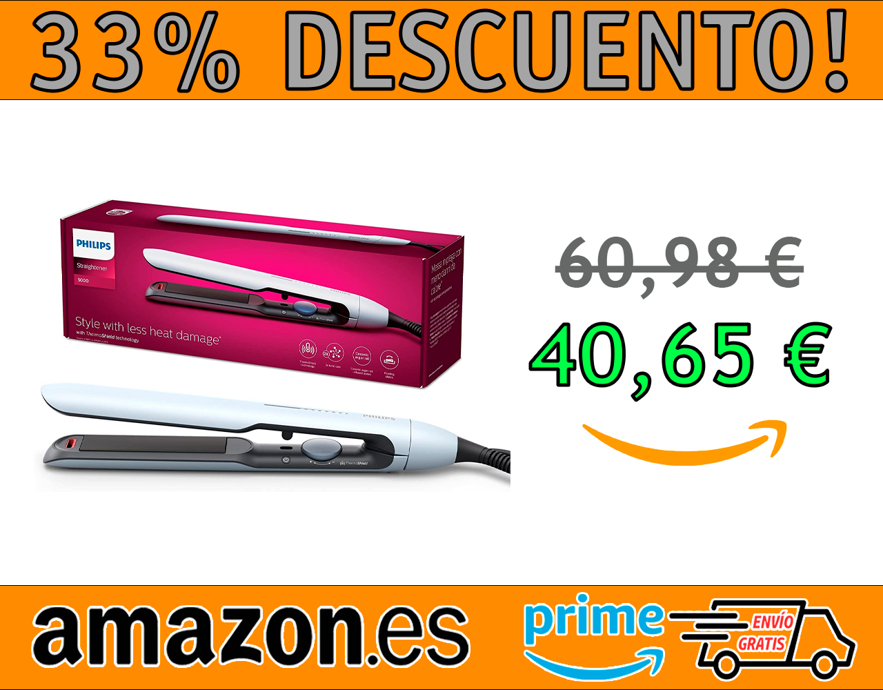 PLANCHA DE PELO PHILIPS SERIE 5000 MODELO BHS520/00