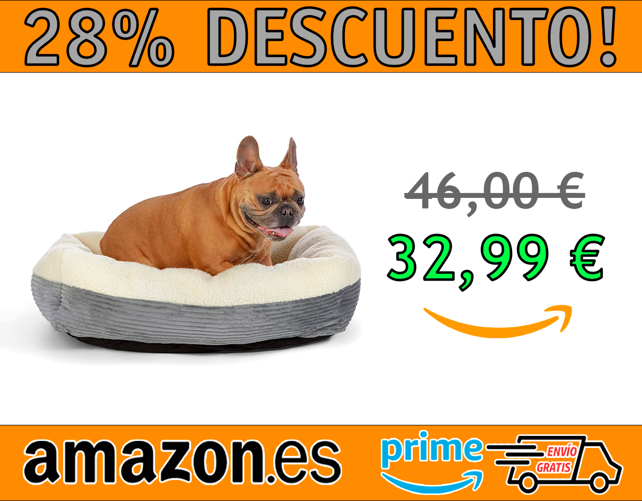 CAMA CÁLIDA PARA MASCOTAS AMAZON BASICS 76 CM