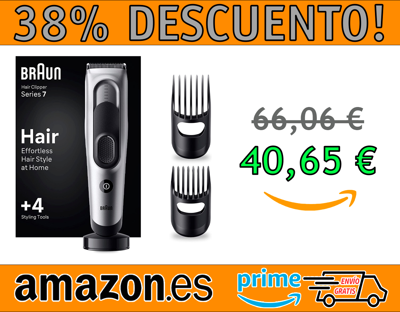 RECORTADORA DE PELO Y BARBA BRAUN SERIES 7